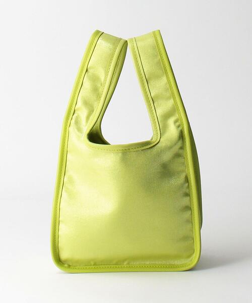 BEAUTY&YOUTH UNITED ARROWS（ビューティーアンドユースユナイテッドアローズ）の「BY グロスサテン ショッパー トートバッグ（トートバッグ・レディース・ライム・FREE）」の13枚目の写真
