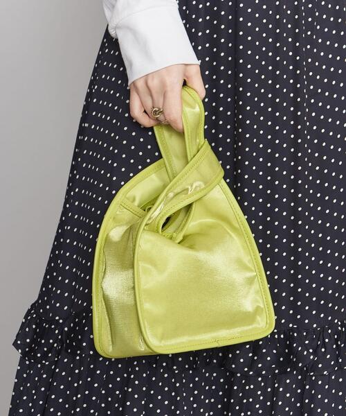 BEAUTY&YOUTH UNITED ARROWS（ビューティーアンドユースユナイテッドアローズ）の「BY グロスサテン ショッパー トートバッグ（トートバッグ・レディース・ライム・FREE）」の14枚目の写真