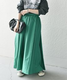 *〈撥水加工/手洗い可能〉タフタワッシャースカート◇