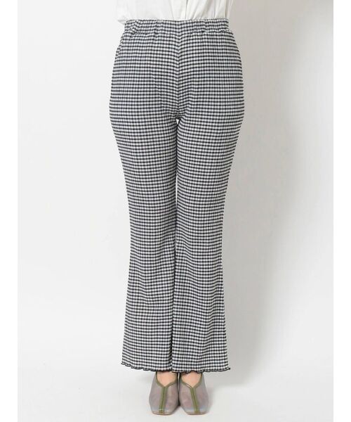 merry jenny（メリージェニー）の「ギャザーギンガムフレアパンツ（その他パンツ・レディース・ブラック/ベージュ/グリーン・FREE）」の21枚目の写真