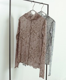 AULI | 【低身長向けサイズ】デジタルシアーロングTシャツ(Tシャツ/カットソー)