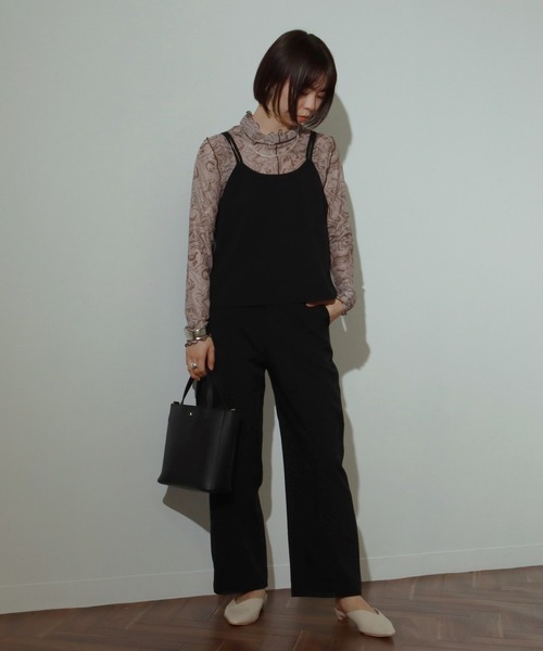 AULI（アウリィ）の「【低身長向けサイズ】デジタルシアーロングTシャツ（Tシャツ/カットソー・レディース・ブラウン/ブルー/ライトベージュ・XS）」の19枚目の写真