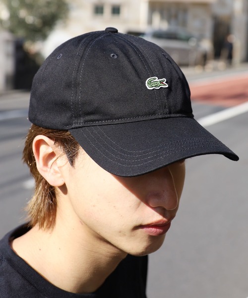 LACOSTE(ラコステ)の「LACOSTE/ラコステ ベーシックコットンギャバジンキャップ(キャップ・メンズ・ホワイト/ブラック/ネイビー・FREE)」の21枚目の写真