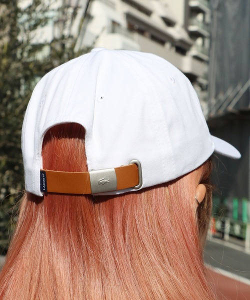 LACOSTE(ラコステ)の「LACOSTE/ラコステ ベーシックコットンギャバジンキャップ(キャップ・メンズ・ホワイト/ブラック/ネイビー・FREE)」の20枚目の写真