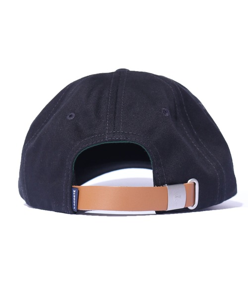 LACOSTE(ラコステ)の「LACOSTE/ラコステ ベーシックコットンギャバジンキャップ(キャップ・メンズ・ホワイト/ブラック/ネイビー・FREE)」の5枚目の写真