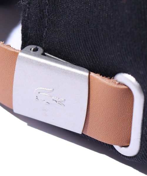 LACOSTE(ラコステ)の「LACOSTE/ラコステ ベーシックコットンギャバジンキャップ(キャップ・メンズ・ホワイト/ブラック/ネイビー・FREE)」の10枚目の写真