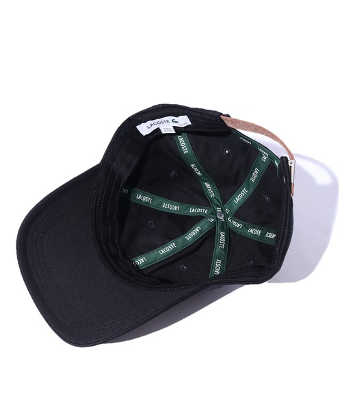 LACOSTE(ラコステ)の「LACOSTE/ラコステ ベーシックコットンギャバジンキャップ(キャップ・メンズ・ホワイト/ブラック/ネイビー・FREE)」の11枚目の写真