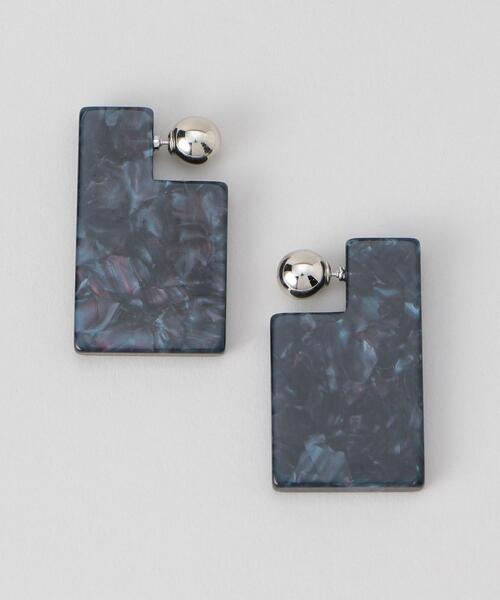 ＜TOGA PULLA＞MARBLE PIERSED EARRINGS/ピアス.