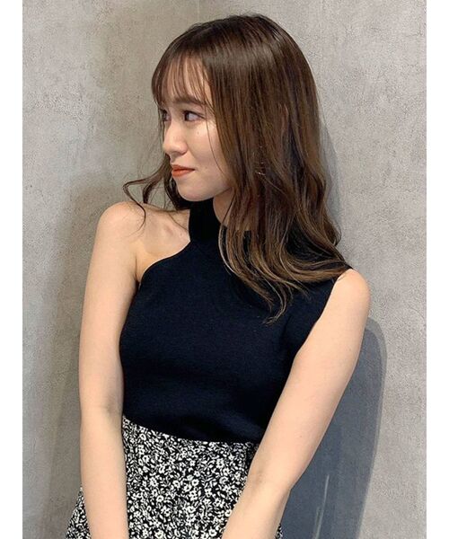 dazzlin（ダズリン）の「サイドオープンニットトップス（ニット/セーター・レディース・ブラック/グリーン/パープル・FREE）」の2枚目の写真