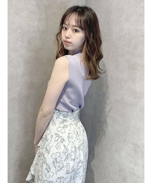 dazzlin（ダズリン）の「サイドオープンニットトップス（ニット/セーター・レディース・ブラック/グリーン/パープル・FREE）」の13枚目の写真