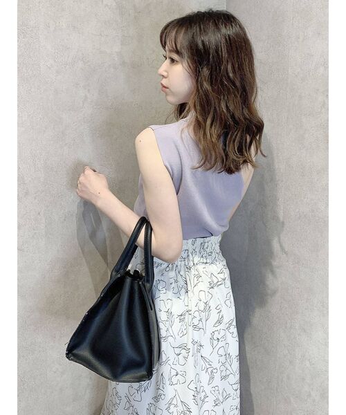 dazzlin（ダズリン）の「サイドオープンニットトップス（ニット/セーター・レディース・ブラック/グリーン/パープル・FREE）」の14枚目の写真