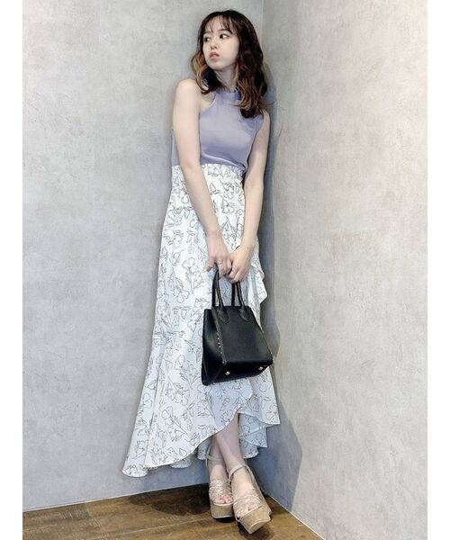 dazzlin（ダズリン）の「サイドオープンニットトップス（ニット/セーター・レディース・ブラック/グリーン/パープル・FREE）」の15枚目の写真