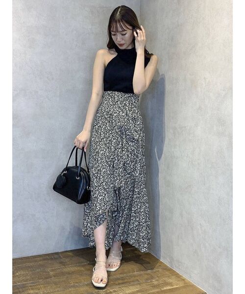 dazzlin（ダズリン）の「サイドオープンニットトップス（ニット/セーター・レディース・ブラック/グリーン/パープル・FREE）」の9枚目の写真