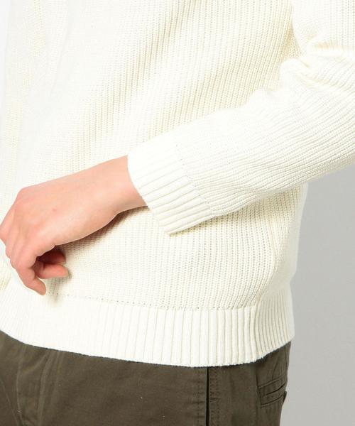 coen(コーエン)の「【2015SS】畦編みコットンニットプルオーバー(ニット/セーター・メンズ・ライトブルー/オフホワイト/ネイビー・X-LARGE/SMALL/LARGE/MEDIUM)」の9枚目の写真