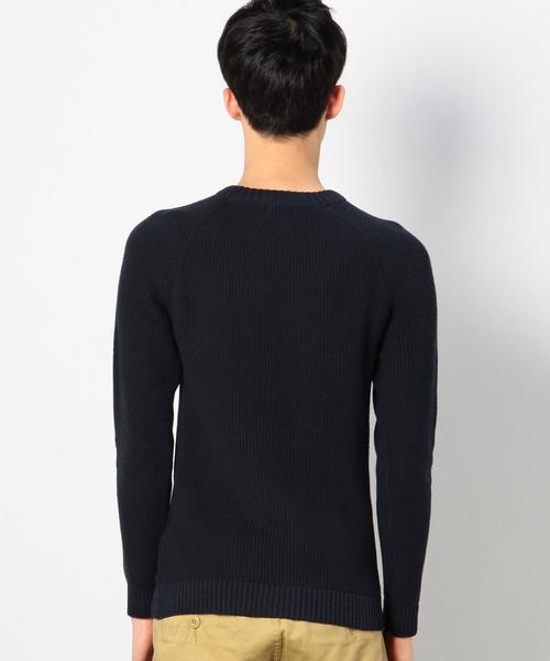 coen(コーエン)の「【2015SS】畦編みコットンニットプルオーバー(ニット/セーター・メンズ・ライトブルー/オフホワイト/ネイビー・X-LARGE/SMALL/LARGE/MEDIUM)」の13枚目の写真