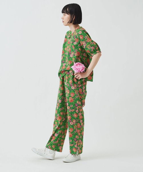 I am I in fact...(アイアムアイインファクト)の「虎華TORA HANA china ブラウス(シャツ/ブラウス・レディース・レッド/グリーン・FREE)」の12枚目の写真