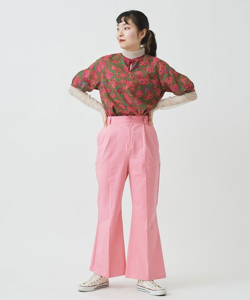 I am I in fact...(アイアムアイインファクト)の「虎華TORA HANA china ブラウス(シャツ/ブラウス・レディース・レッド/グリーン・FREE)」の13枚目の写真