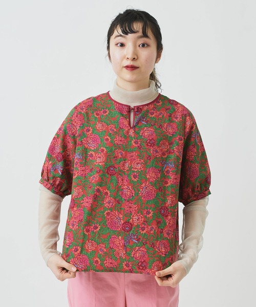 I am I in fact...(アイアムアイインファクト)の「虎華TORA HANA china ブラウス(シャツ/ブラウス・レディース・レッド/グリーン・FREE)」の17枚目の写真