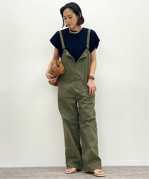 PRE_(プレ)の「【PRE_/プレ】ショートスリーブカットソー(Tシャツ/カットソー・レディース・ホワイト/ブラック/ベージュ・38/36)」の4枚目の写真