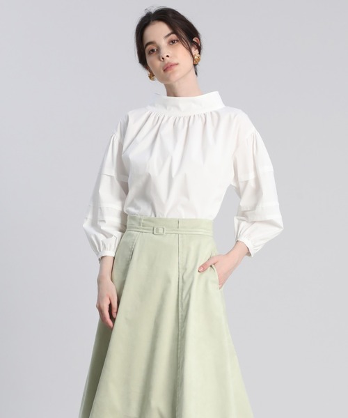 Maglie Par Ef De ハイネックギャザーブラウス シャツ ブラウス Maglie Par Ef De マーリエパーエフデ のファッション通販 Zozotown