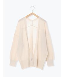 Samansa Mos2 blue | さらっとトッパーカーディガン(カーディガン/ボレロ)
