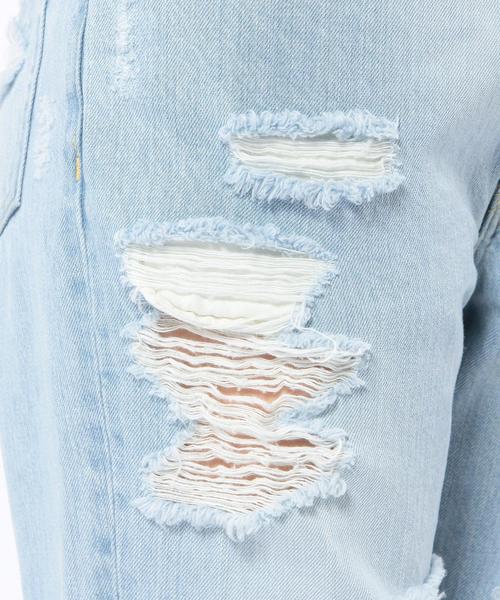 Another Edition（アナザーエディション）の「ダメージデニムパンツ/AEBC DAMAGE DNM◆（デニムパンツ・レディース・オフホワイト/ライトブルー・SMALL/MEDIUM）」の11枚目の写真