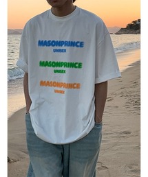 MASONPRINCE | オーバーサイズ3カラーブランドロゴプリントTシャツ DT3120 【MASONPRINCE】(Tシャツ/カットソー)