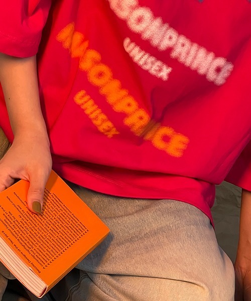 MASONPRINCE(メイソンプリンス)の「オーバーサイズ3カラーブランドロゴプリントTシャツ DT3120 【MASONPRINCE】(Tシャツ/カットソー・メンズ・ホワイト/ピンク・S/M/L)」の17枚目の写真
