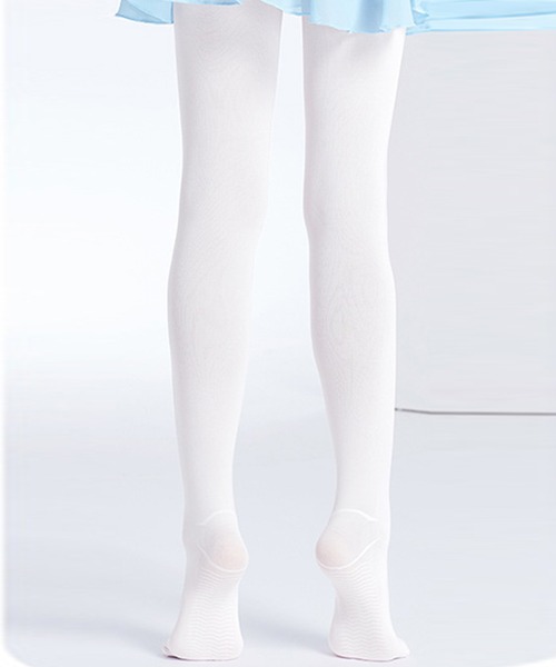 TeddyShop(テディショップ)の「キッズ ワンポイントロゴバレエタイツ(タイツ/ストッキング・キッズ・ブラック/ピンク/ベージュ/ホワイト・M/2XL/XL/L)」の11枚目の写真