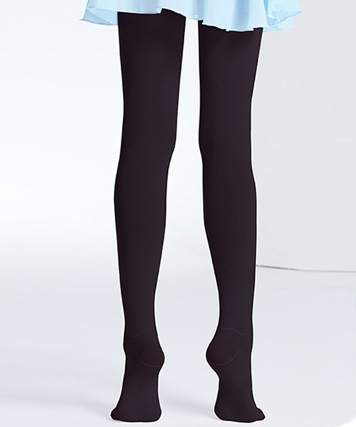 TeddyShop(テディショップ)の「キッズ ワンポイントロゴバレエタイツ(タイツ/ストッキング・キッズ・ブラック/ピンク/ベージュ/ホワイト・M/2XL/XL/L)」の12枚目の写真