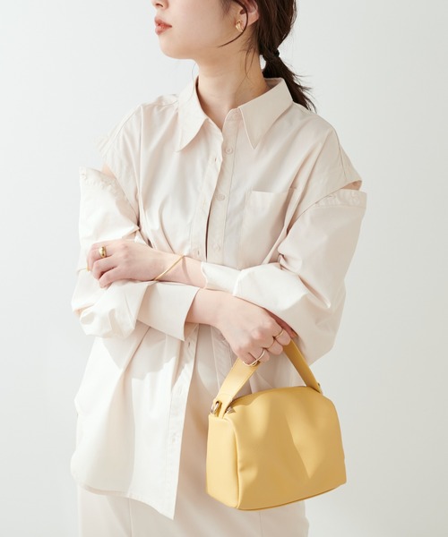 natural couture(ナチュラルクチュール)の「今年らしさの詰まった 肩あきボリュームスリーブシャツ(シャツ/ブラウス・レディース・ライトベージュ/ベージュ/ミント/その他1/その他2・FREE)」の2枚目の写真