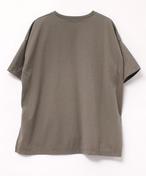 RNA-N(アールエヌエーエヌ)の「M1880 ブークレーワイドデザインT(Tシャツ/カットソー・レディース・グレー/ナチュラル/ブルー・MEDIUM)」の4枚目の写真