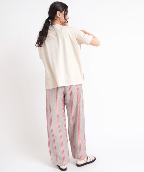 RNA-N(アールエヌエーエヌ)の「M1880 ブークレーワイドデザインT(Tシャツ/カットソー・レディース・グレー/ナチュラル/ブルー・MEDIUM)」の9枚目の写真