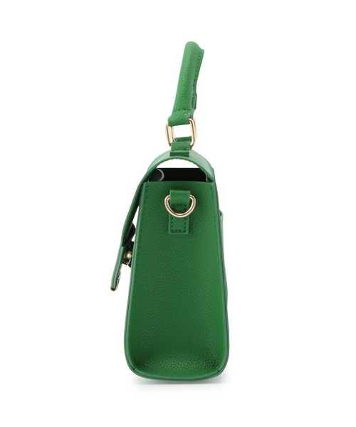 ROPE' PICNIC（ロペピクニック）の「【WEB限定カラー:グリーン】軽量スクエアメタルフラップミニショルダーバッグ（ショルダーバッグ・レディース・ブラック/ベージュ/グリーン/パープル・FREE）」の5枚目の写真