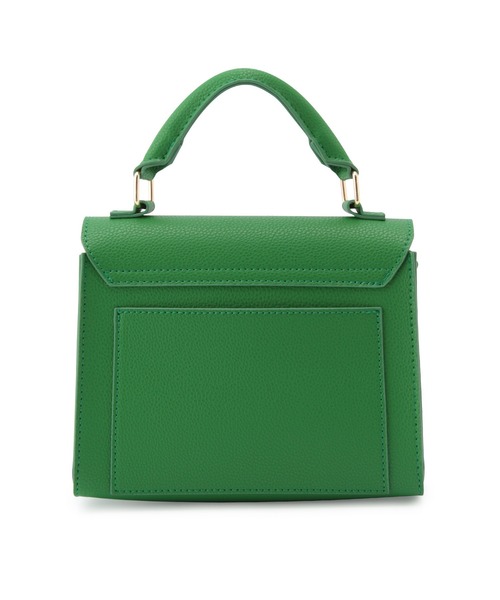 ROPE' PICNIC（ロペピクニック）の「【WEB限定カラー:グリーン】軽量スクエアメタルフラップミニショルダーバッグ（ショルダーバッグ・レディース・ブラック/ベージュ/グリーン/パープル・FREE）」の6枚目の写真