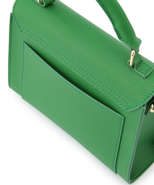 ROPE' PICNIC（ロペピクニック）の「【WEB限定カラー:グリーン】軽量スクエアメタルフラップミニショルダーバッグ（ショルダーバッグ・レディース・ブラック/ベージュ/グリーン/パープル・FREE）」の7枚目の写真