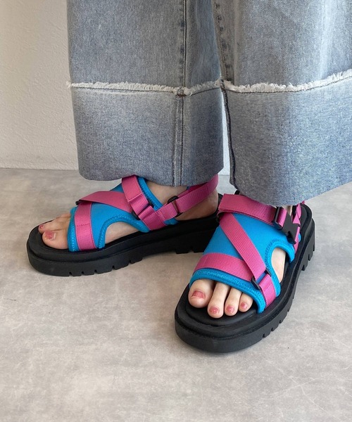 2段ソールスポーツサンダル サンダル W Closet ダブルクローゼット のファッション通販 Zozotown