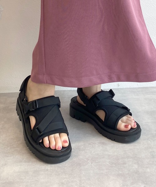 2段ソールスポーツサンダル サンダル W Closet ダブルクローゼット のファッション通販 Zozotown