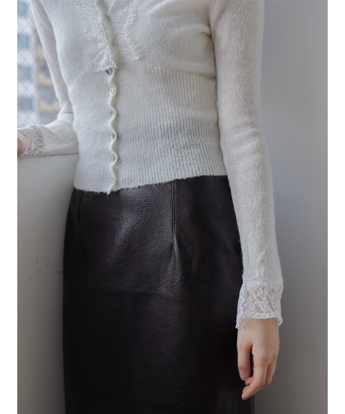 Ayla(アイラ)の「lace cardigan(カーディガン/ボレロ・レディース・ベージュ/ホワイト・FREE)」の20枚目の写真