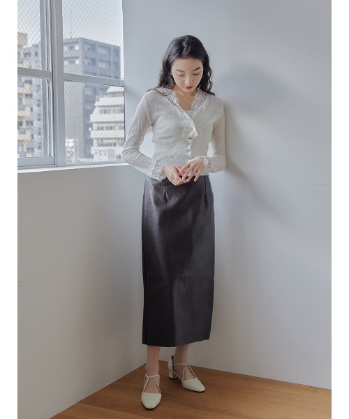 Ayla(アイラ)の「lace cardigan(カーディガン/ボレロ・レディース・ベージュ/ホワイト・FREE)」の22枚目の写真