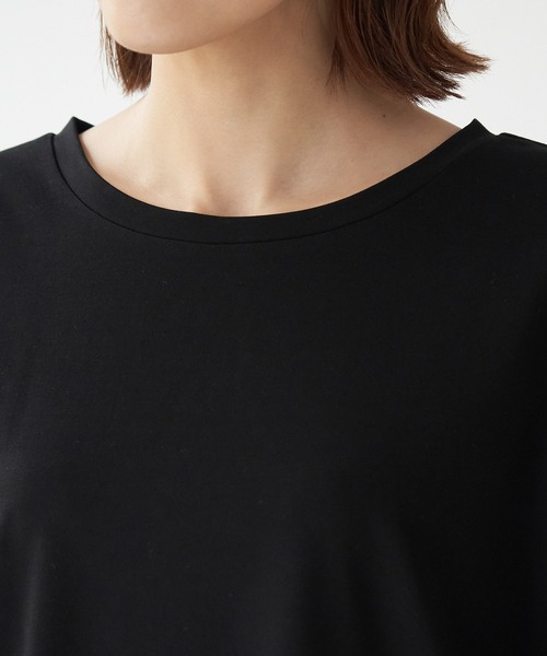 ROPE' PICNIC（ロペピクニック）の「袖シアーカットトップス（Tシャツ/カットソー・レディース・ブラック/ホワイト/ベージュ/グリーン/ピンク系その他2・38）」の10枚目の写真