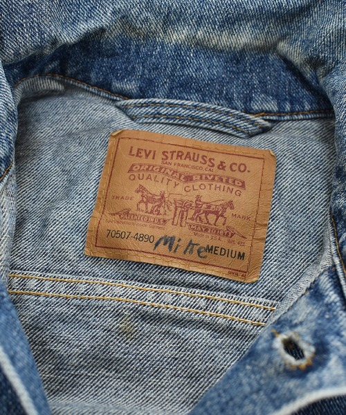 Levi's(リーバイス)の「【ヴィンテージ古着】90's Levi's / リーバイス 70507-4890 デニムジャケット USA製(デニムジャケット・メンズ・ブルー・MEDIUM)」の7枚目の写真