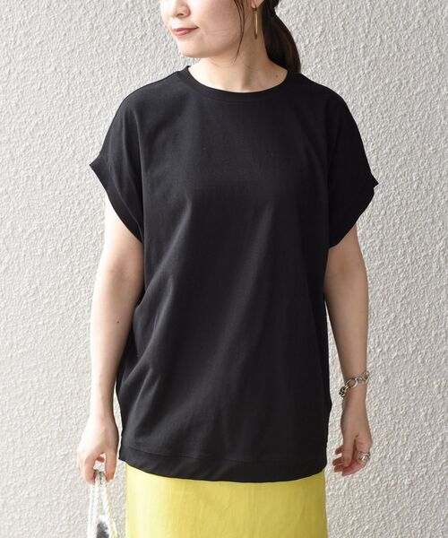 新品未使用】calinハーフスリーブカットソー チャコールS 完売品 SINSS シャツ Half sleeve mesh knit shirt / ハーフスリーブメッシュ