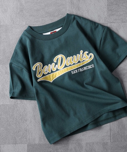 BEN DAVIS（ベンデイビス）の「【BEN DAVIS】半袖プリントＴシャツ（Tシャツ/カットソー・キッズ・ダークグレー/ブラック/ブルー/グリーン/オレンジ/オフホワイト/レッド・105/120/130/140/150/160）」の16枚目の写真