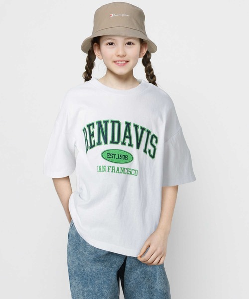 BEN DAVIS（ベンデイビス）の「【BEN DAVIS】半袖プリントＴシャツ（Tシャツ/カットソー・キッズ・ダークグレー/ブラック/ブルー/グリーン/オレンジ/オフホワイト/レッド・105/120/130/140/150/160）」の19枚目の写真