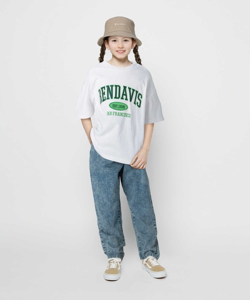 BEN DAVIS（ベンデイビス）の「【BEN DAVIS】半袖プリントＴシャツ（Tシャツ/カットソー・キッズ・ダークグレー/ブラック/ブルー/グリーン/オレンジ/オフホワイト/レッド・105/120/130/140/150/160）」の21枚目の写真