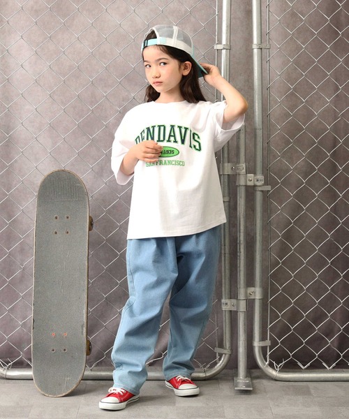 BEN DAVIS（ベンデイビス）の「【BEN DAVIS】半袖プリントＴシャツ（Tシャツ/カットソー・キッズ・ダークグレー/ブラック/ブルー/グリーン/オレンジ/オフホワイト/レッド・105/120/130/140/150/160）」の18枚目の写真