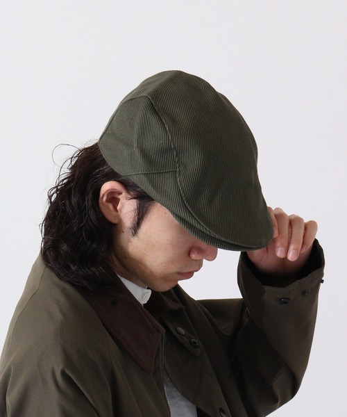 Fabulous（ファビュラス）の「fabulous 太ツイルハンチング帽（ハンチング/ベレー帽・メンズ・ホワイト/ブラック/ベージュ/ブラウン/グレー/カーキ・FREE）」の6枚目の写真