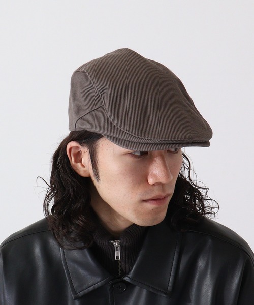 Fabulous（ファビュラス）の「fabulous 太ツイルハンチング帽（ハンチング/ベレー帽・メンズ・ホワイト/ブラック/ベージュ/ブラウン/グレー/カーキ・FREE）」の13枚目の写真