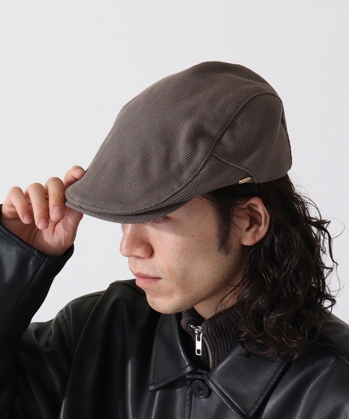 Fabulous（ファビュラス）の「fabulous 太ツイルハンチング帽（ハンチング/ベレー帽・メンズ・ホワイト/ブラック/ベージュ/ブラウン/グレー/カーキ・FREE）」の14枚目の写真